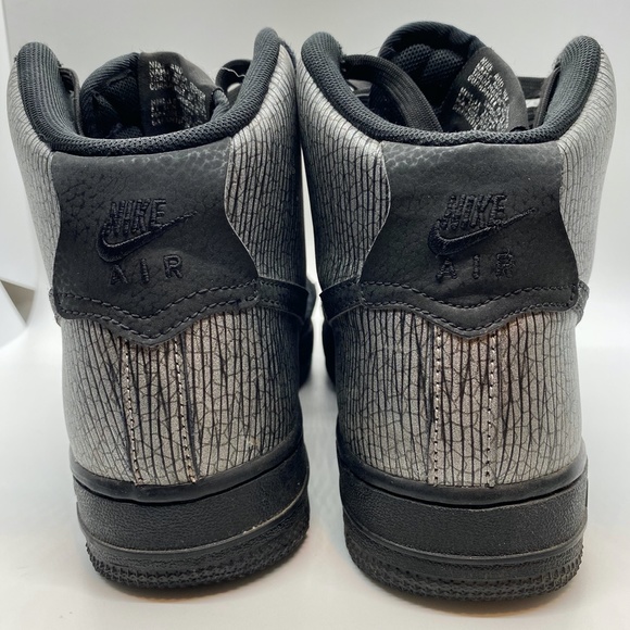 Nike Air Force 1 Metallic Silver Crackle size 7 - Picture 2 of 6